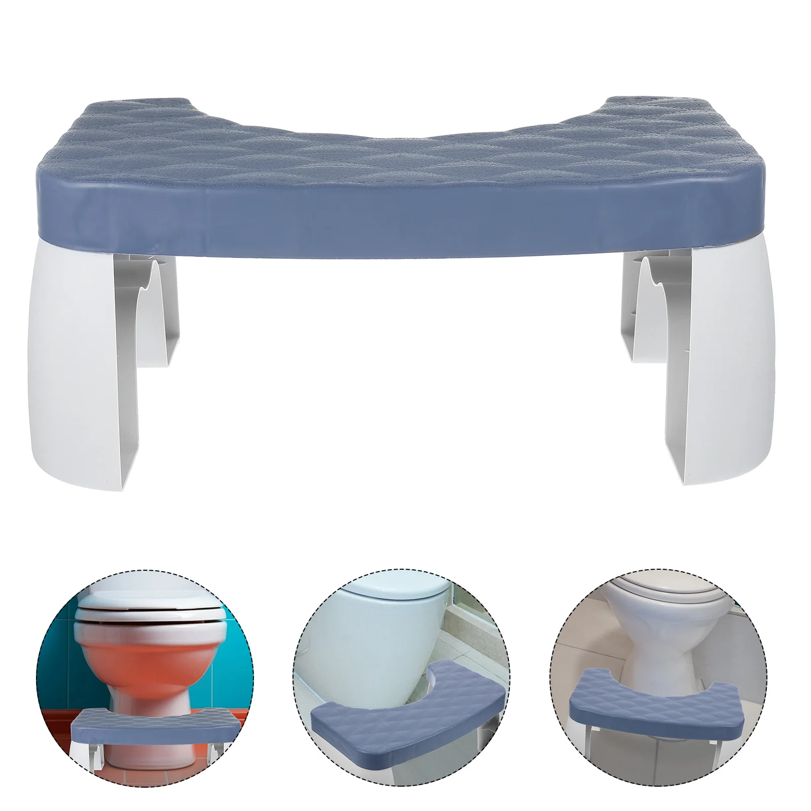 

Anti-slip Footstool Portable Step Small Step-stool Poo Stepping Stools for Toilets