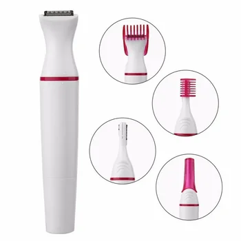 5 In 1 Set Women Epilator Female Eyebrow Trimmer Lady Shaver Hair Removal Shaver Machine Face Depilador Bikini Depilatory Tool 4