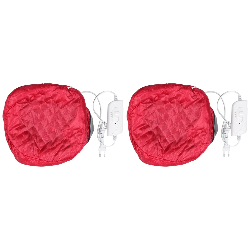 ABVI-2X Hair Mask Thermal Heating Temperature Controlling AC100-240V All Types Electric Hair Steamer Eu Plug