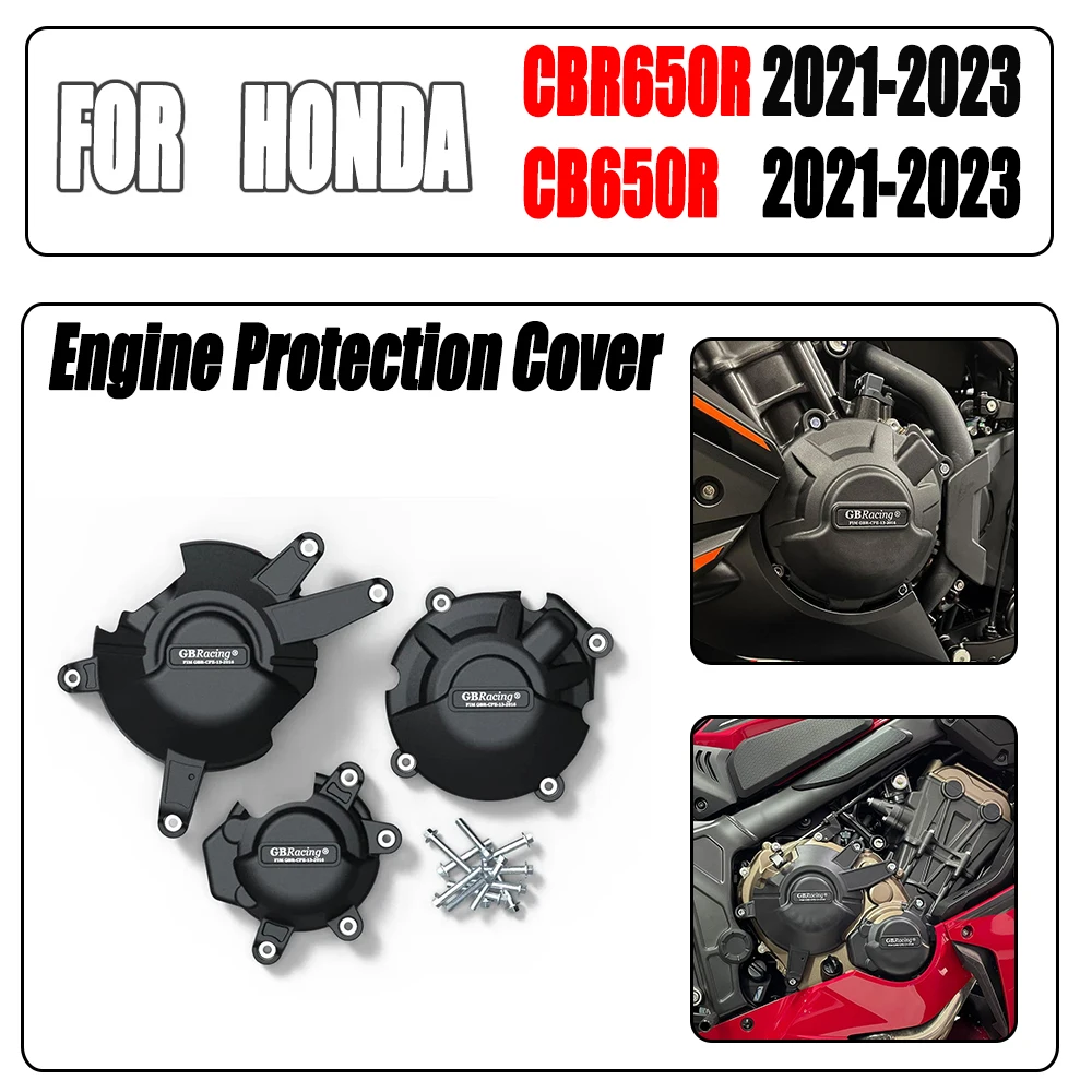 

CBR650R 2021-2023 CB650R 2021-2023 Motorcycles Engine cover Protection case For GB Racing For Honda CBR650R 2021 2022 2023