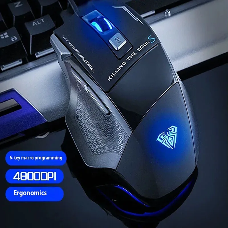 

Мышь Компьютерная Wolf Spider S12, проводная, Usb, для киберспорта