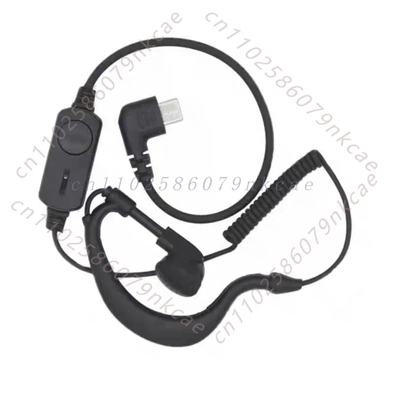 high-quality high-quality walkie-talkie headphone cable Universal soft hanging ear K head M head Y single hole T headset cable view 3