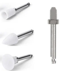 6Pcs Dental CA 2.35mm Mandrel Silicon Ion Polishing Head Holding Rod Composite Polisher RA Rotary Tool for Low Speed Handpiece