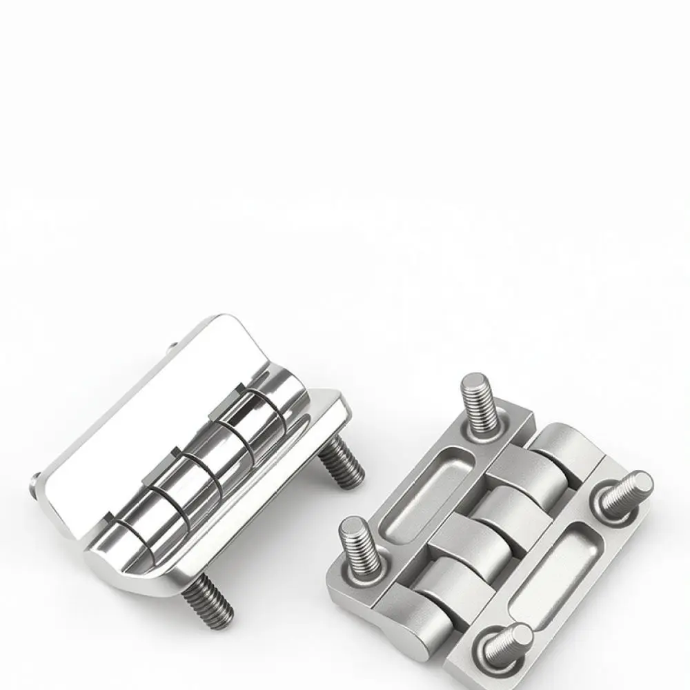 Stainless Steel Industrial Cabinet Hinge Heavy Duty Door Butt Hinge For Electrical Distribution Box Control Equipment Case