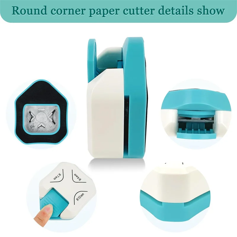 3 في 1 ورقة الزاوية مستدير لكمة R4mm R7mm R10mm الزاوية مستدير لكمة لتقوم بها بنفسك 3 طريقة الزاوية القاطع للحرف الورقية صفح JAF272 #6