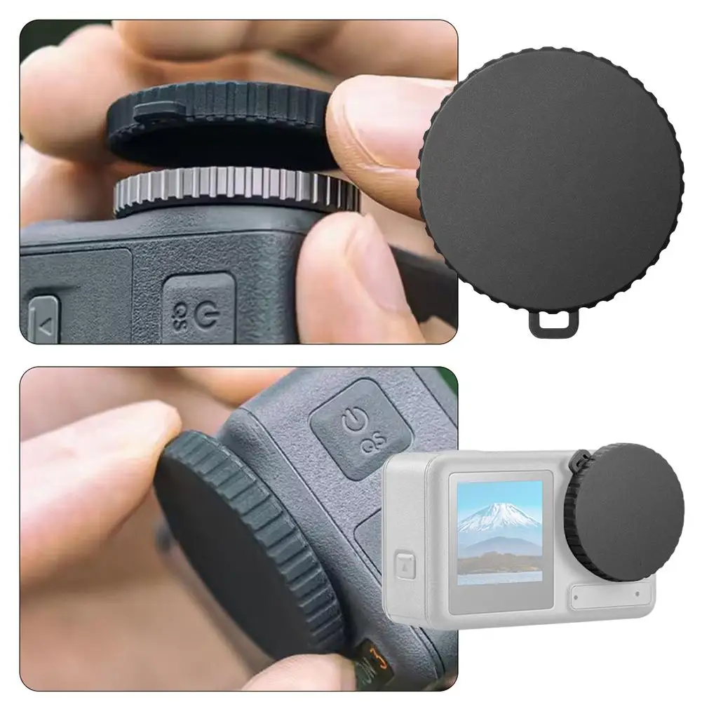  for dji Osmo Action 5 Pro Camera Lens Protective Cover Soft Silicone Dustproof Scratch-resistant Lens Cover for dji Action L3A1