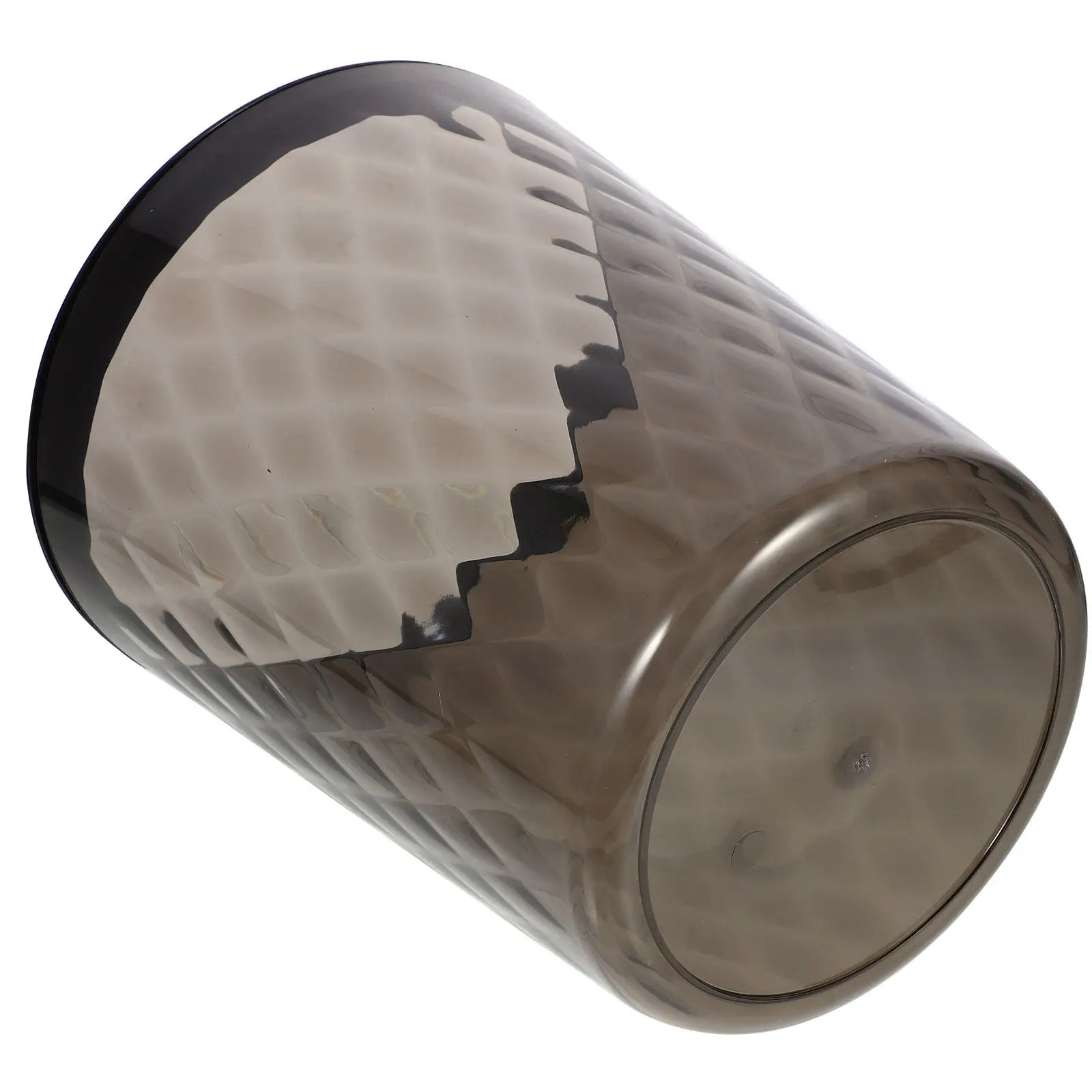 

Прозрачное мусорное ведро, 1 шт., современный простой дизайн, с большим отверстием, для спальни, гостиной, кухни, ванной комнаты, домашнего офиса, пластиковый контейнер для отходов