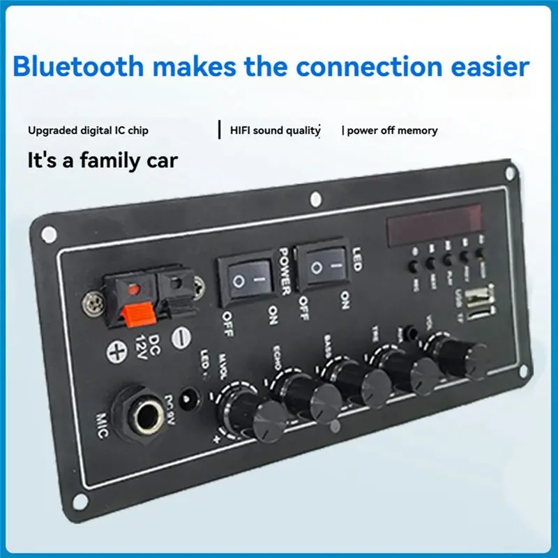 B03B-Amplifier Board Karaoke Power Amplifier Board Car Amplifier Board Bluetooth Audio Amplifier Board view 2