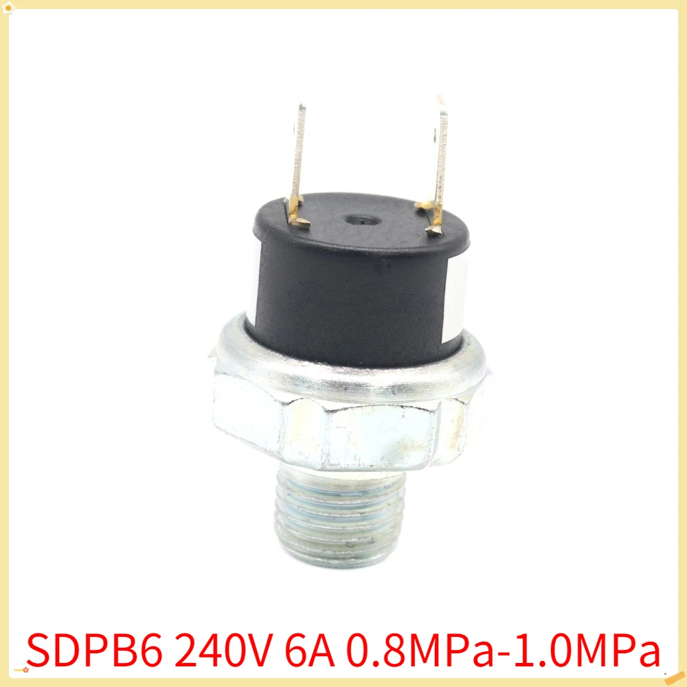 Air Compressor Pressure Control Switch Tank Mount Thread Valve For Train Horn SDPB6 OFF 1.0MPa ON 0.8MPa  0.8MPa-1.0MPa 240V 6A