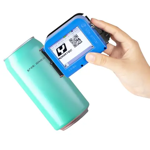 YAOMATEC 12.7mm  screen printer logo number  portable printer hand jet handheld thermal inkjet TIJ printer