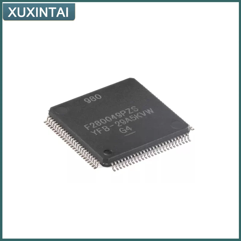 5Pcs/Lot New Original  F280049PZS  F280049  Microcontroller IC 32-Bit Single-Core 100MHz 256KB (256K x 8) FLASH 100-LQFP (14x14)