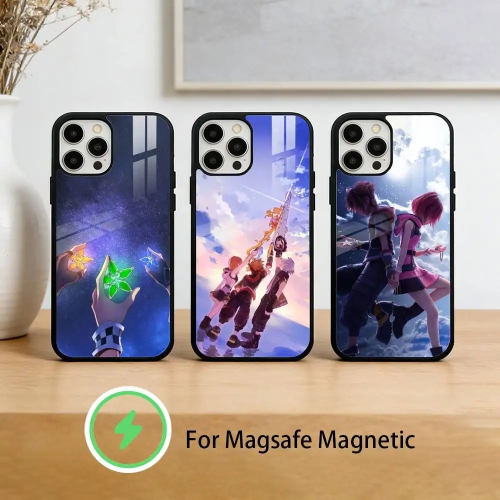 

K-Kingdoms H-Hearts Game Phone Case For iPhone 17/16/15/14/13/12/Plus/Pro/Max for Magnetic Wireless Charging