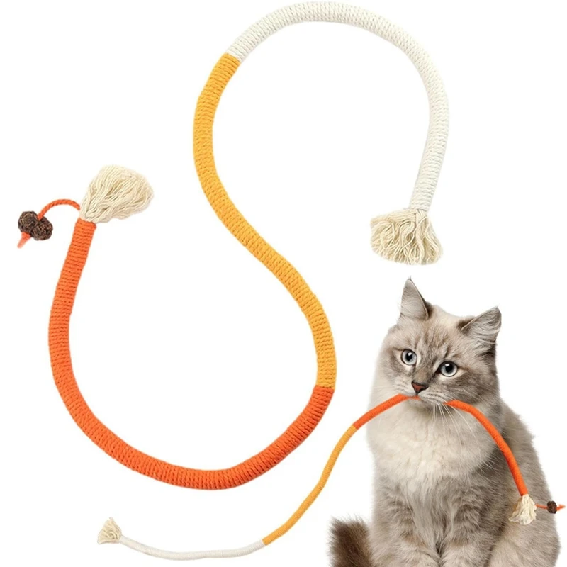 3Pcs Cat Wand Toy Cat Teething Toys With Catnip Scent Interactive Cat Teaser Wand, For Cat Exercise And Fun