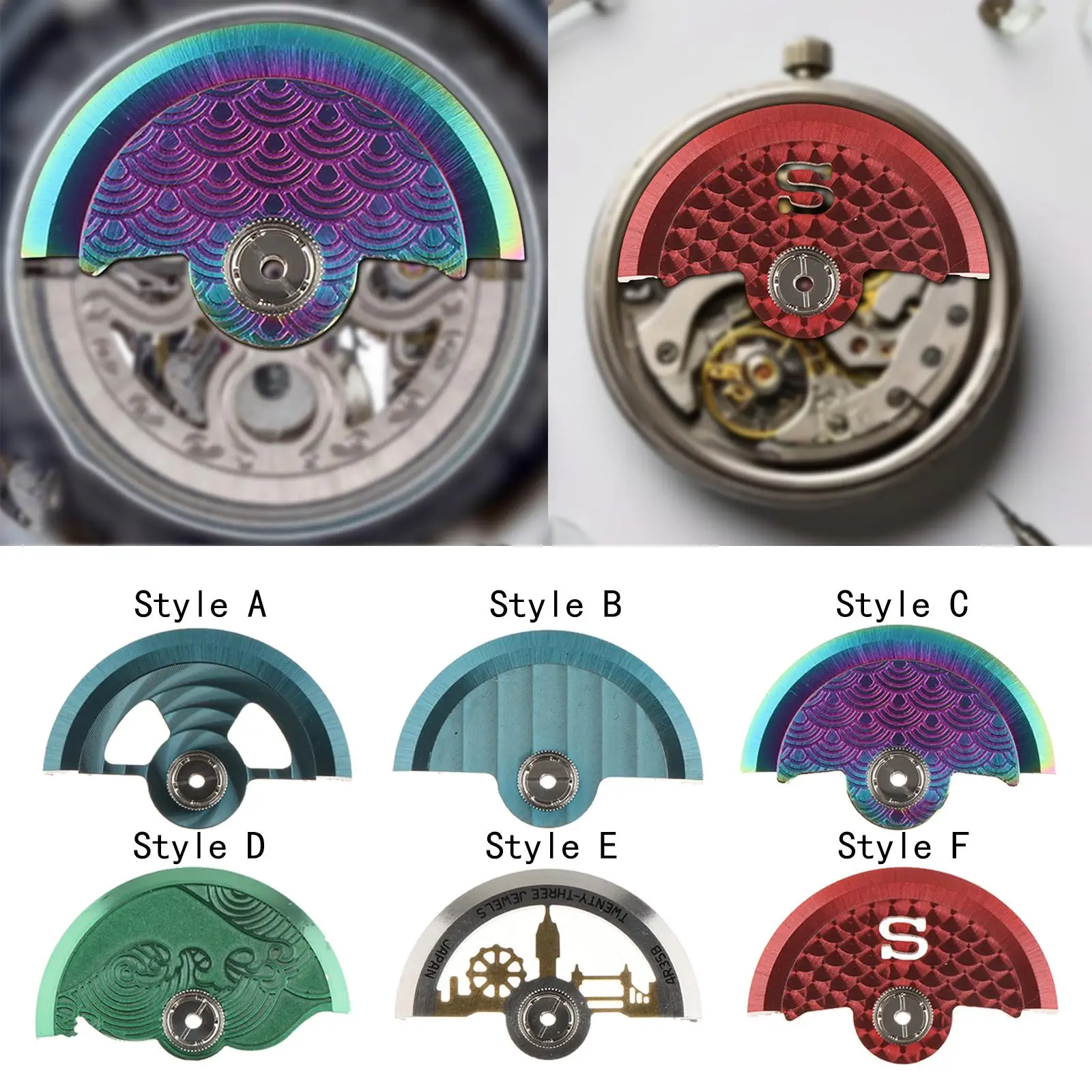 Watch Rotor Watch Component High Performance Watch Repairing for Watch Maintenance Watch Parts for NH34 NH35 NH36 NH38 4R35