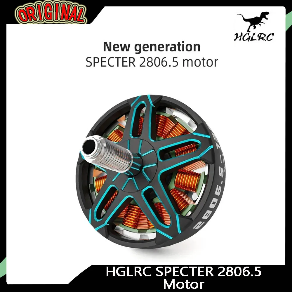 

HGLRC SPECTER 2806.5 Бесщеточный двигатель 1350KV — 4-6S, опора 6-7 дюймов, основание с ЧПУ, для FPV Cinelifter X8, дальний диапазон/фристайл