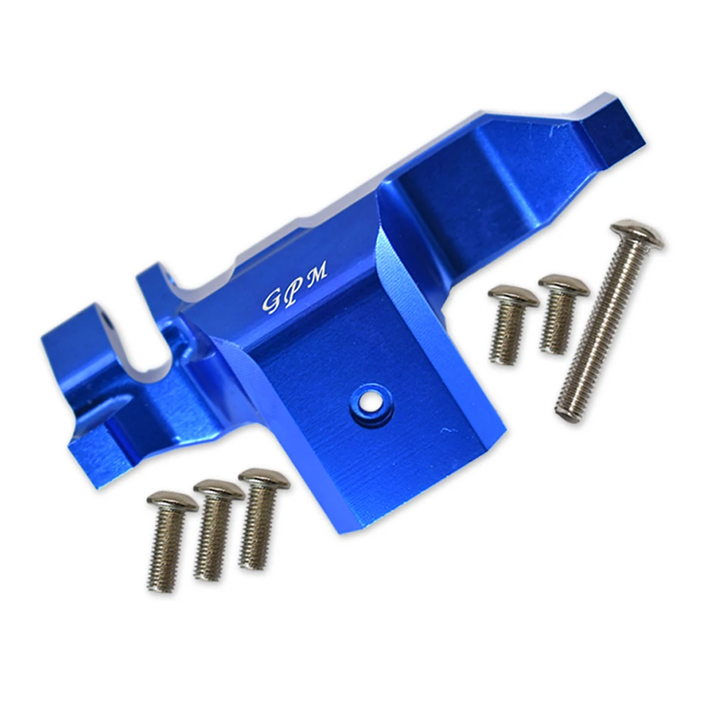 Soporte de Motor de aluminio y Metal GPM, cubierta de engranaje inferior, placa de deslizamiento 8238 para Traxxas 1/10 TRX4 DEFENDER Bronco TRX6 G63 coche trepador de control remoto