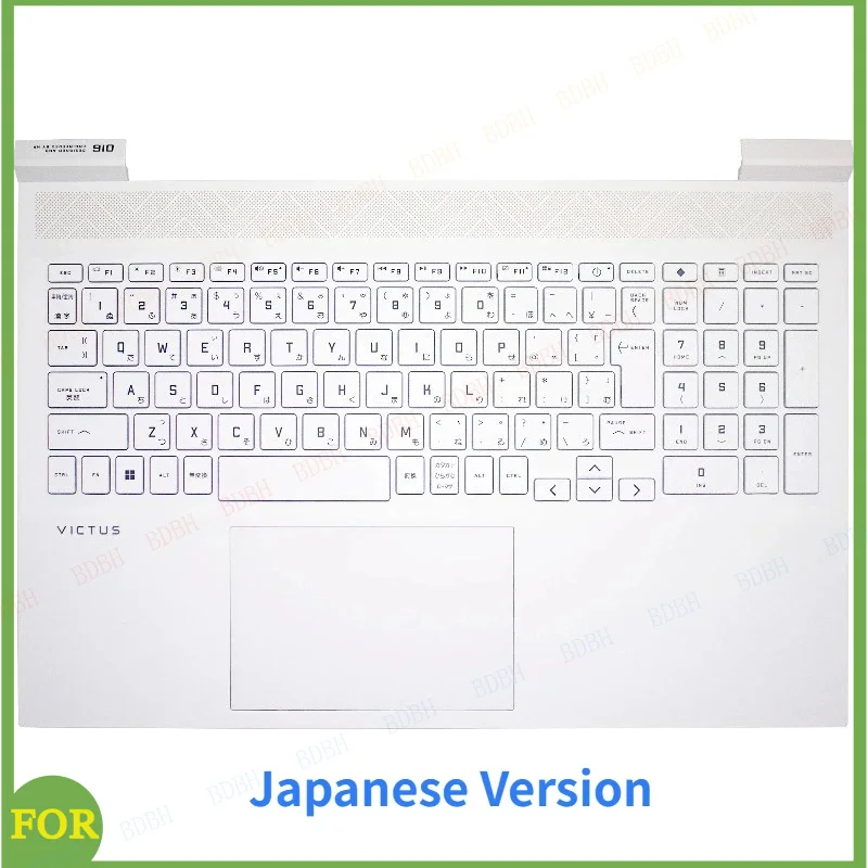 Original New Japanese Keyboard for HP OMEN 7 8 Victus 16-D 16-E TPN-Q263 TPN-Q264 Laptop Palmrest Backlit Upper Cover Top Case