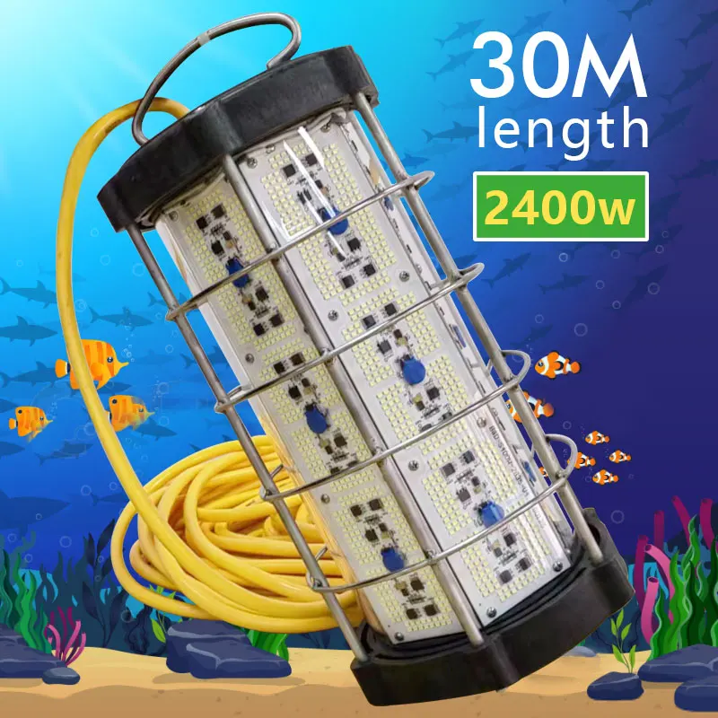 يقوم المصنع بتخصيص ضوء الصيد LED بقدرة 1000 وات، ضوء السمك الأبيض والأخضر، الضوء البحري #3