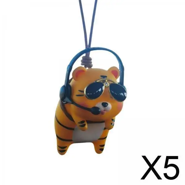 

Car Pendant Cute Swing Accessory Flocking Material Car Interior Decoration for Auto Home Garden