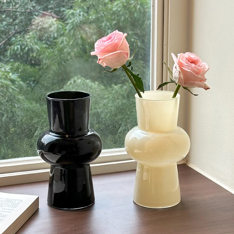 Ornament Living room flower arrangement glass art dining table decoration ornament