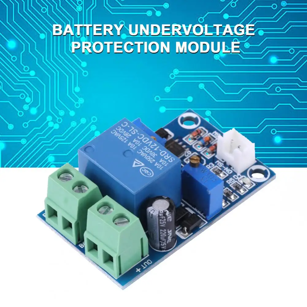 Low Voltage Protection Module Reliable Safe PCB 12V Battery Charging Undervoltage Control Module for Manufacturing