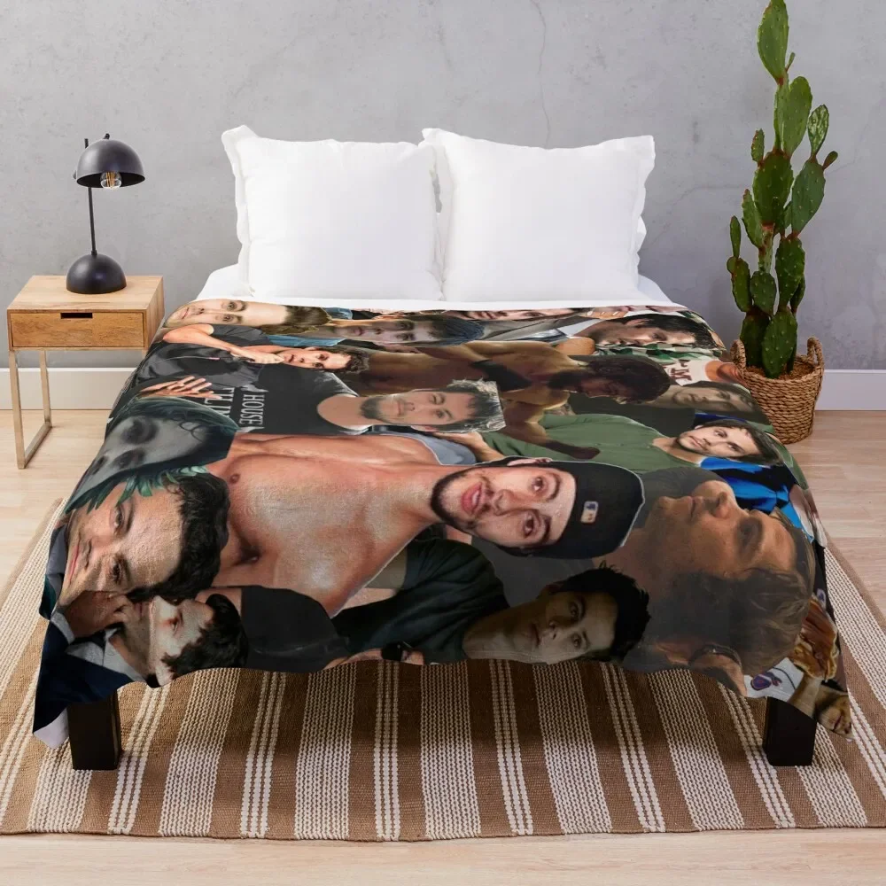 

Dylan O’Brien Photo Collage Throw Blanket Cozy Home Blanket Gift for Christmas Holiday