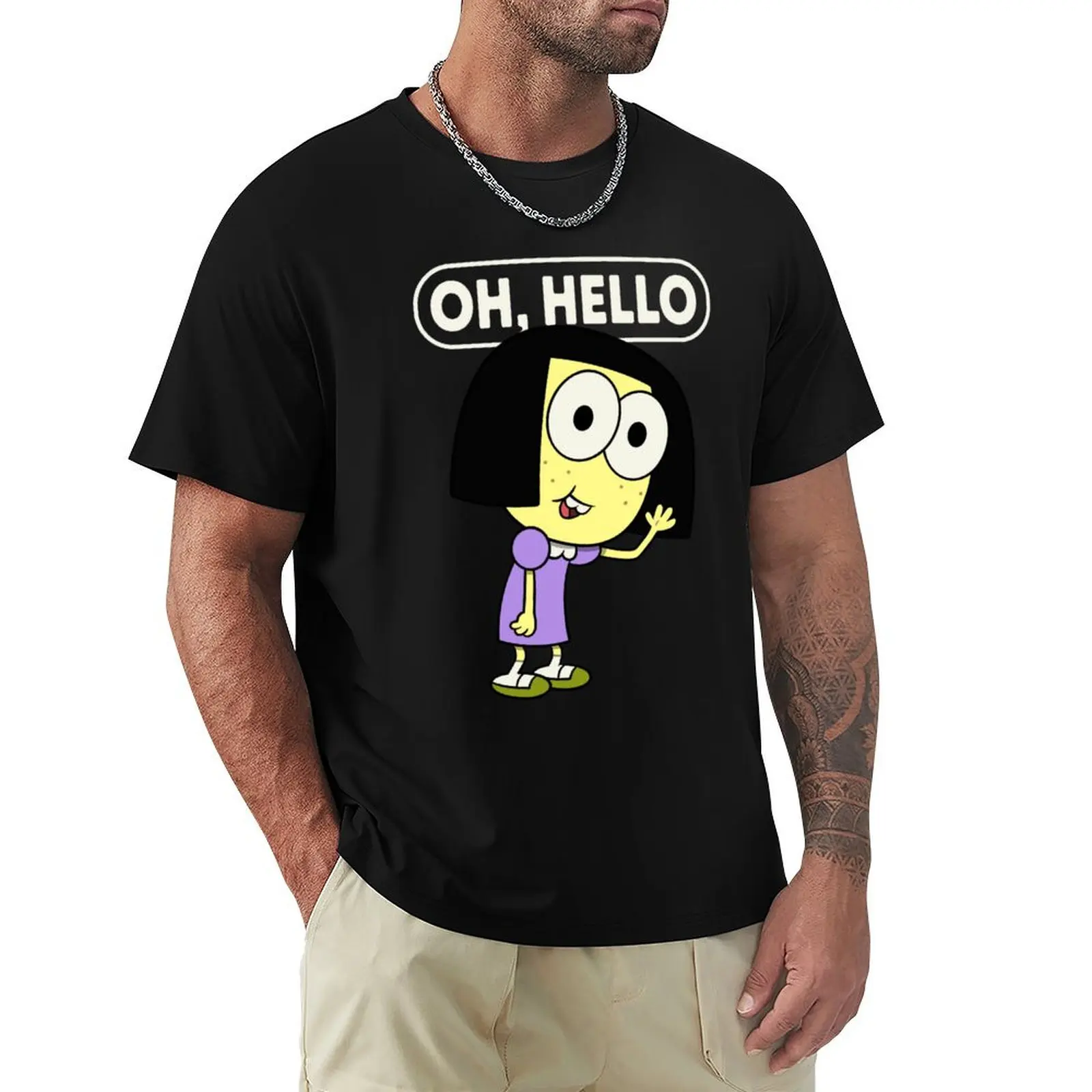 

Tilly Oh, Hello Greeting T-Shirt kawaii clothes summer 2025 funny gifts tshirts personalised Men's t-shirts