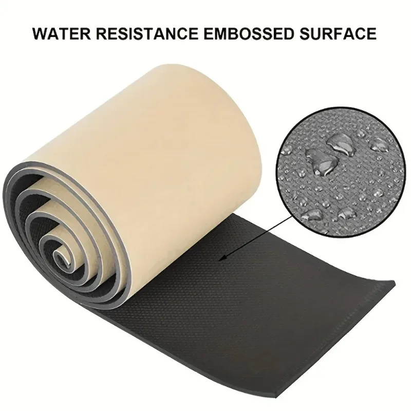 Anti-collision Seal Strip Strong Adhesion EVA Black Sponge Foam Rubber Tape 4MM Thick Width 20cm Sound Insulation Strip