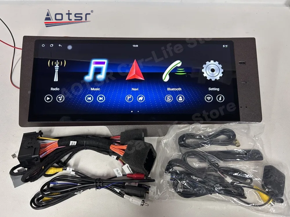 

64 ГБ, 12.3'' для Dodge Ram, Android 13, оригинальный автомобильный модуль для модернизации, ЖК-дисплей приборной панели, виртуальный кокпит, приборный дисплей