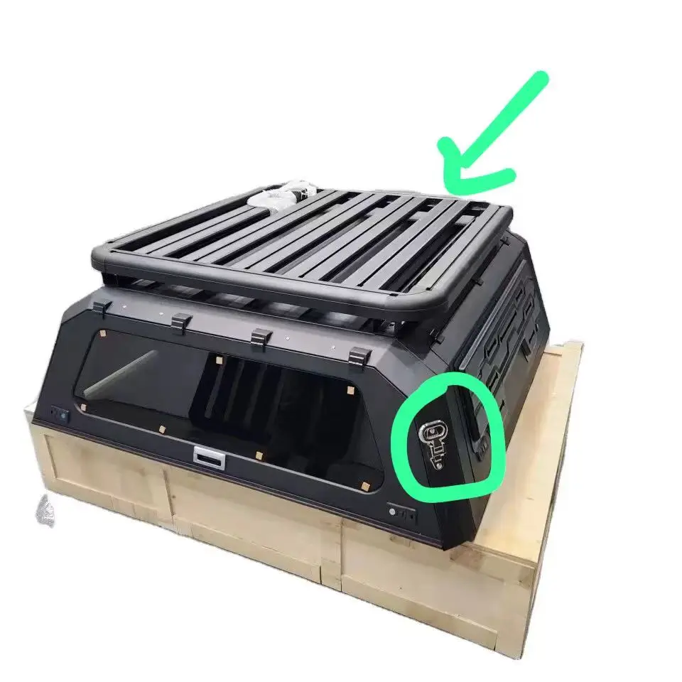 Anti-rusted Storage Box Universal Aluminum Optional Accessories Compatible for Canopy Pickup Truck Roof Rack