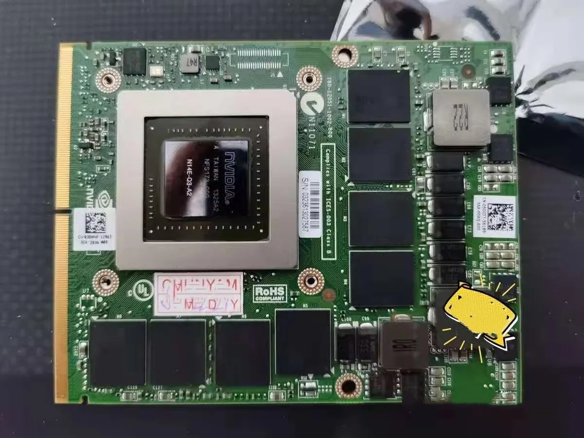 Test OK K4000M K 4000M Video VGA Graphic Card 4GB N14E-Q3-A2 05DGTT 5DGTT For Laptop DELL M6700 M6600 M6800 HP 8770W 8760W