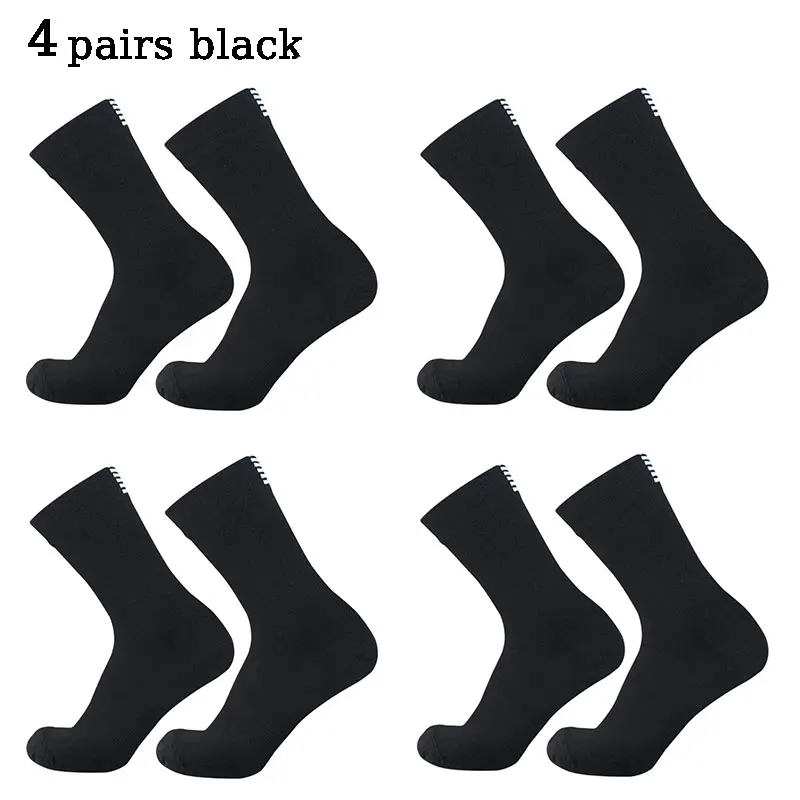 4 pairs of breathable mesh men and women striped RA cycling socks suitable for racing sports cycling highwayscycling