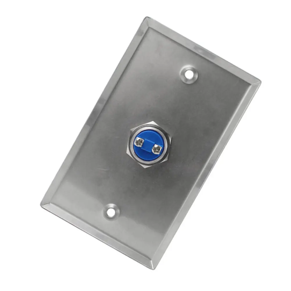 Push Type Exit Button Switch in Stainless Steel for Door Entry Release System with Electric Strike Compatibility