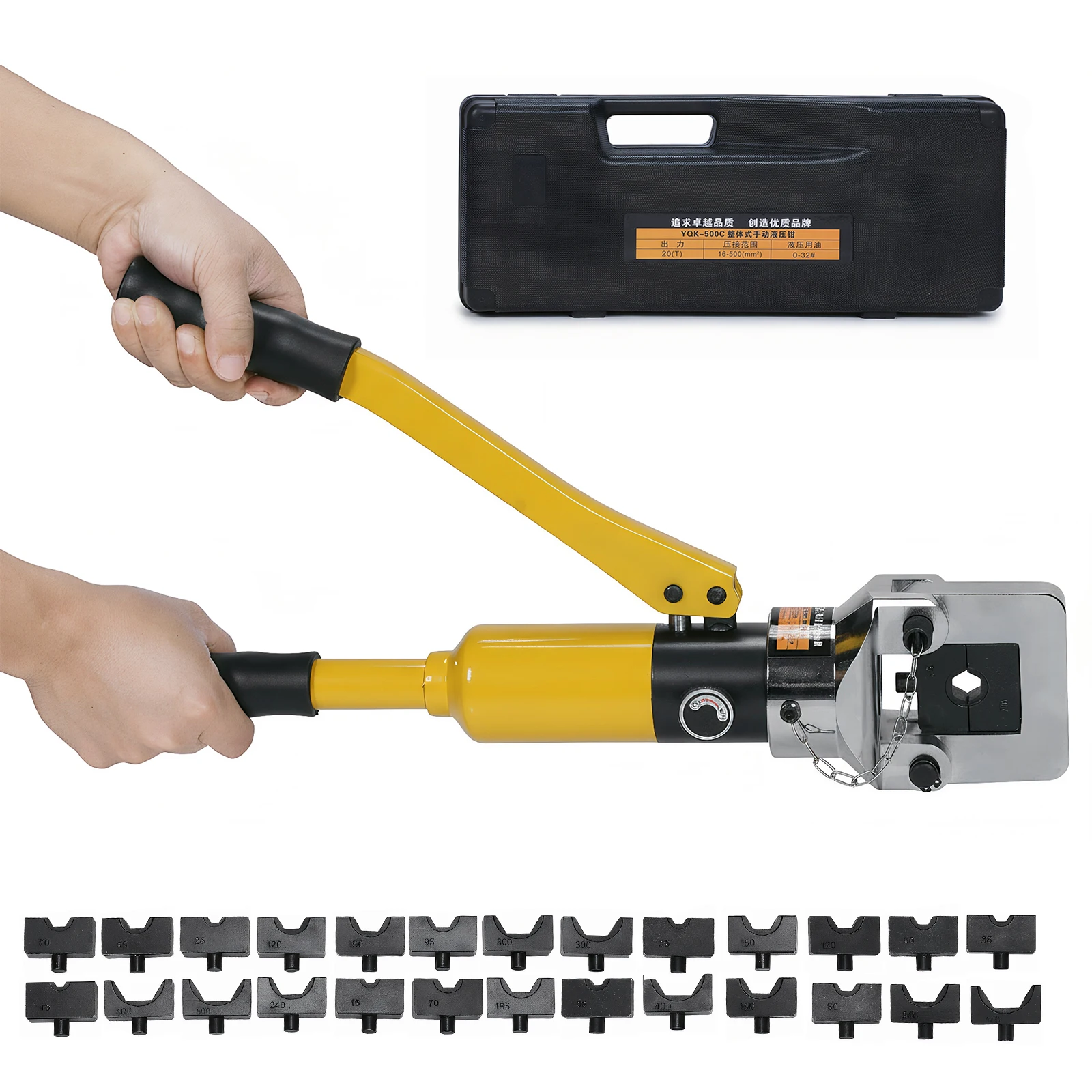 

Удобные клещи для обжима кабелей с кейсом, обжимные клещи для проводов и клемм, усиленные, для ремонта/промышленности/электромонтажа