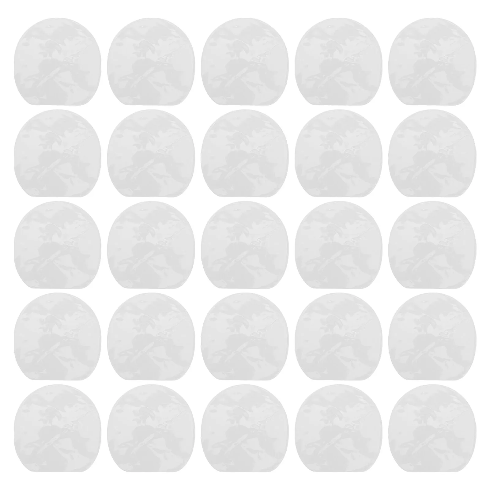 

25Pcs Table Tennis Paddle Protective Film Transparent Cover Non Adhesive Portable Racket Surface Competition Use