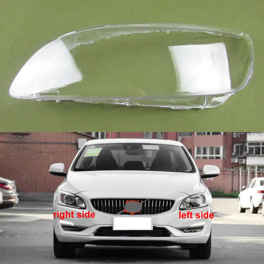 Для Volvo S60 S60L 2014 2015 2016 2017 2018 2019 фара прозрачный абажур корпус фары маска крышка корпус линзы