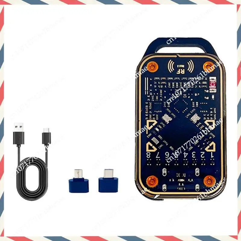 

-A21Z Restart Chameleon Ultra Smart Card Emulator+UID/CUID Keychain RFID Smart Chip Reader 125K 13.56M Decode NFC Duplicator
