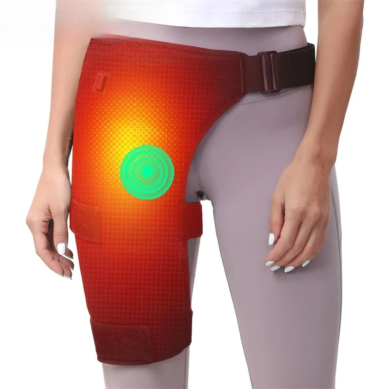 Electric Heating Hip Protector Heating Pad Relieve Joint Fatigue Home Relax Wellness Protector Thigh Heating Vibration Massage