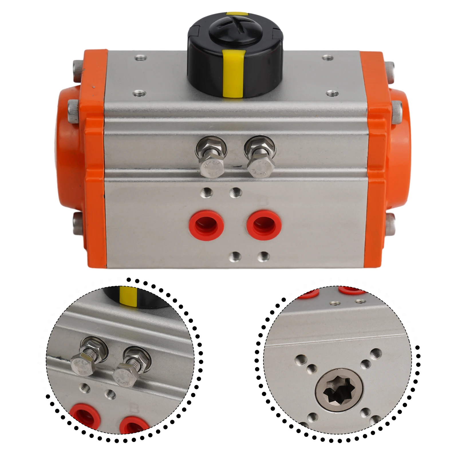 

Easy To Use Air Actuated Pneumatic Actuator 1pcs Corner Type GT-63 GT-75 Industrial Automation Normal Pressure