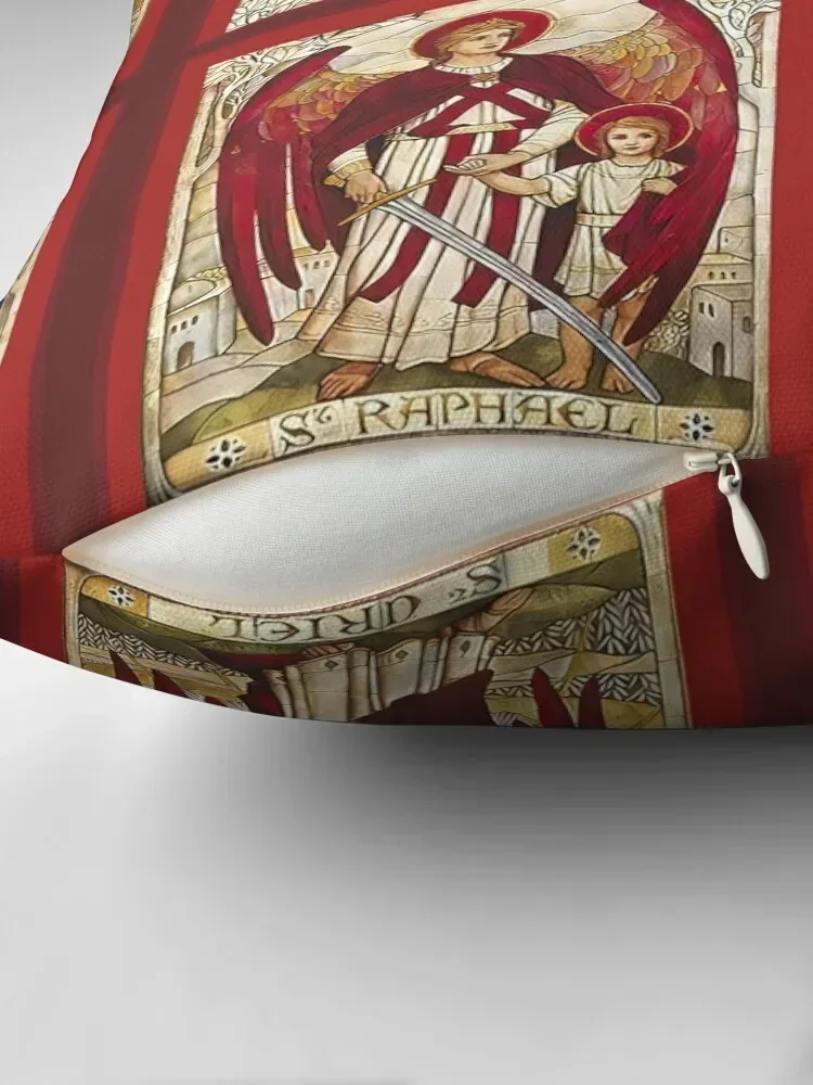 سانت ميكال سانت غابرييل سانت رافائيل و أوريل رئيس الملائكة سانت رمي وسادة وسادة المخدة غطاء الوسادة مجموعة وسادة #2