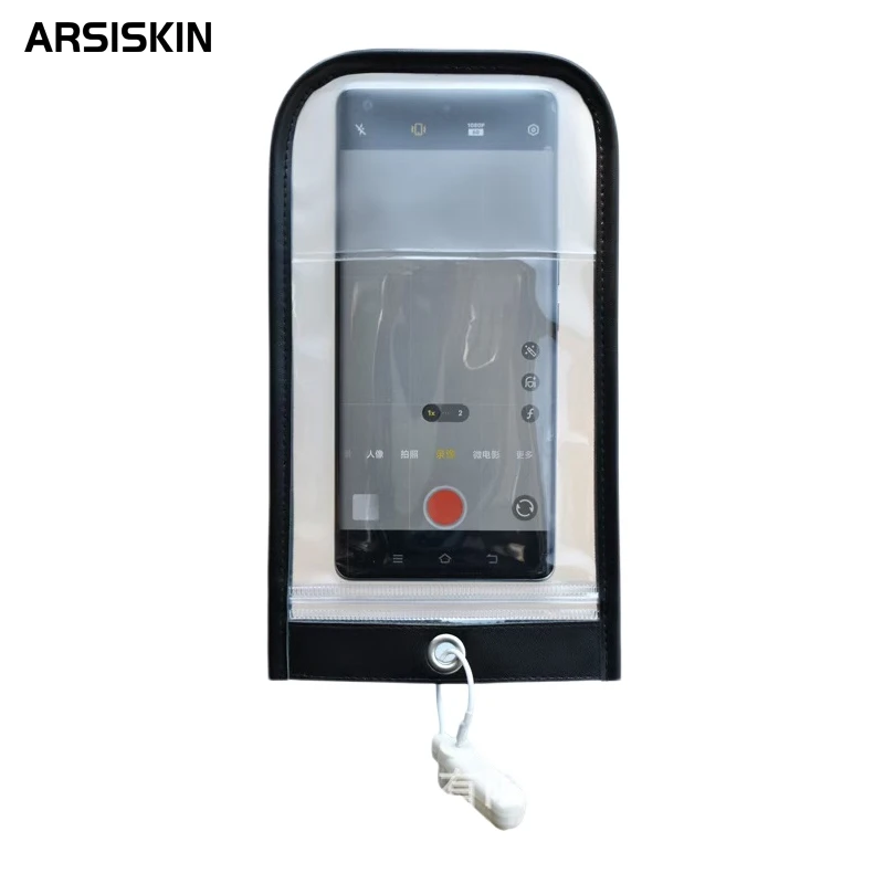 

50pcs Anti Camera Phone Pouch No Photography Allowed Bag PU Leather Edged Reusable Mobile Phone Case for Muslim Wedding & Event