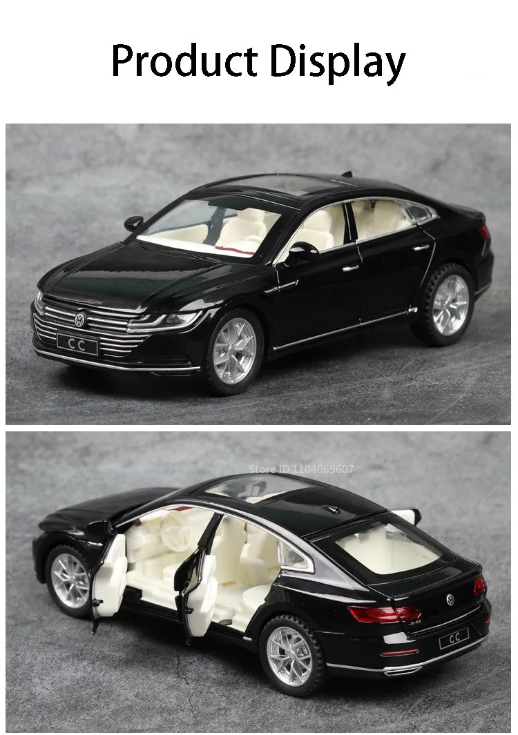1:32 Käfer GSR CC Modell Spielzeugautos Legierung Druckguss Miniaturfahrzeuge Sound Licht Türen geöffnet zurückziehen Ornament für Kindergeschenke – Detail 15