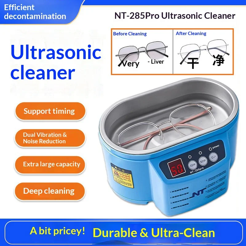

Sonicator 30W/50W 40Khz Ultrasonic Cleaner Bath Degas For Watches Contact Lens Glasses Denture Teeth Electric Makeup Razor