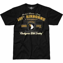 Camiseta del ejército 101St Airborne para hombre, diseño Vintage 7,62, Battlespace