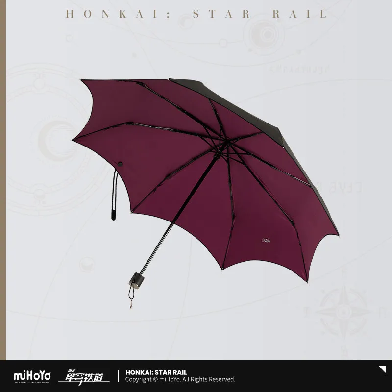 

【MiHoYo Honkai Star Rail】Kafka Theme Impression Serie Folding umbrella Rain or Shine Automatic Umbrella Cosplay Props