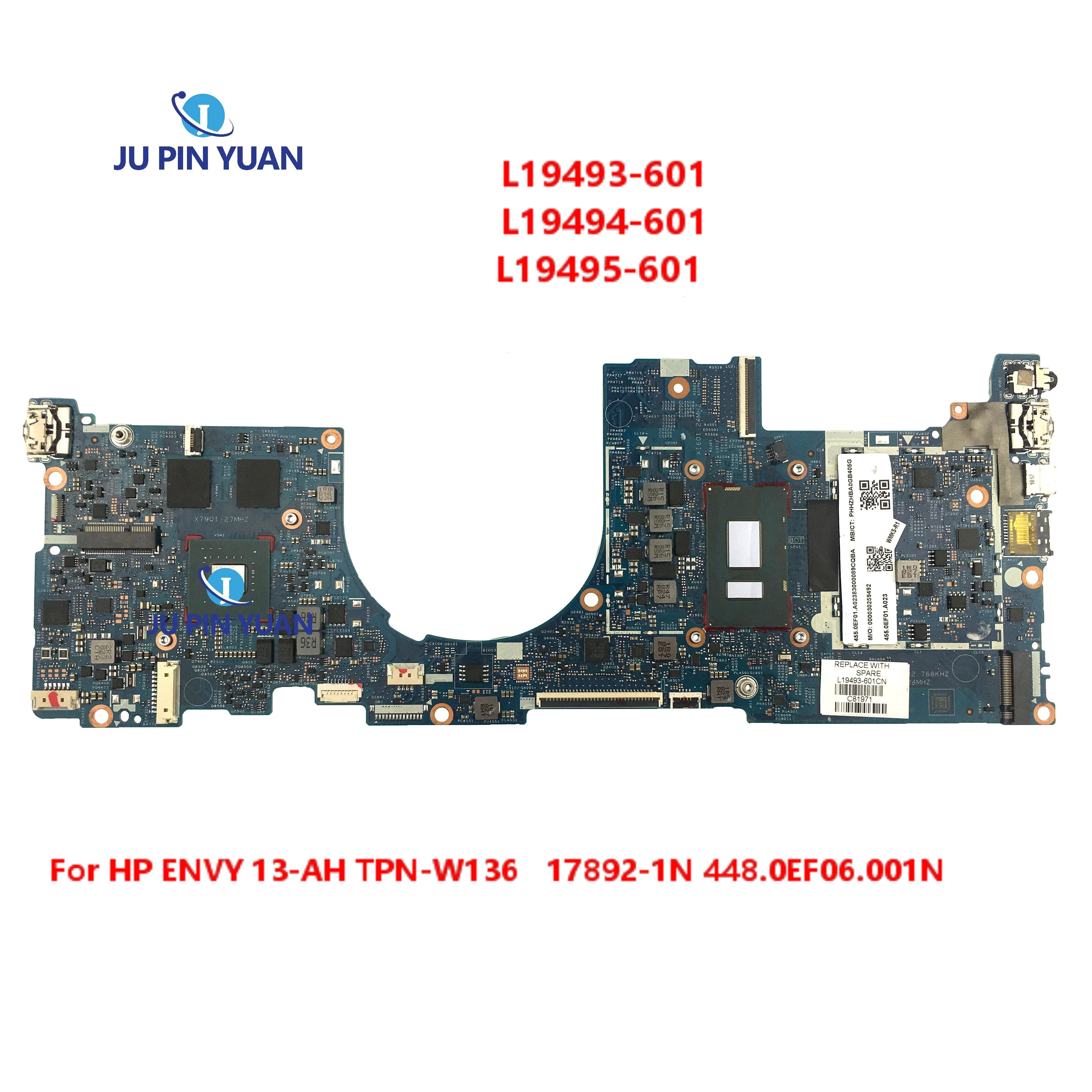 L19493-601 L19494-601 L19495-601 Mainboard For HP ENVY 13-AH TPN-W136 Laptop Motherboard 17892-1N 448.0EF06.001N Tested