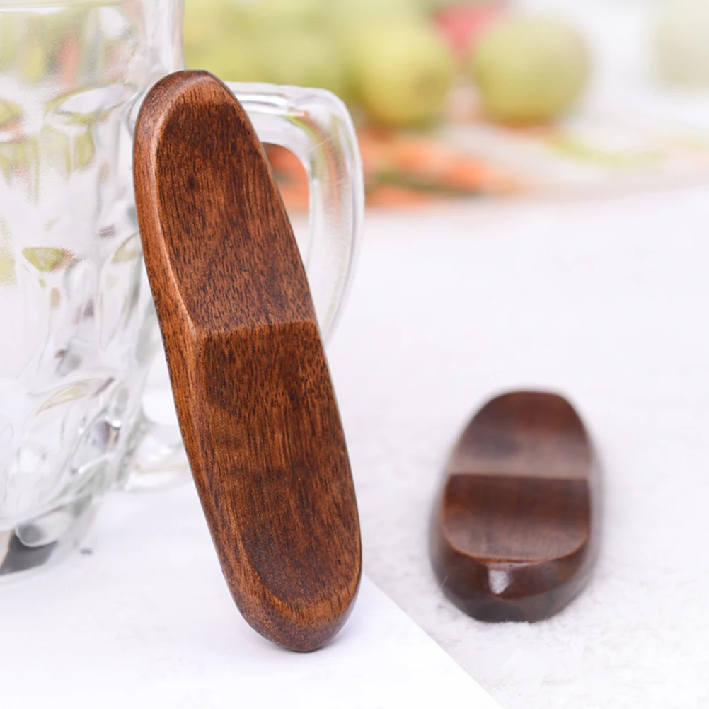 

6 Pcs Chopstick Holder Rest Rack Chopspoon Bracket Cutlery Stand Holders Wooden Stands