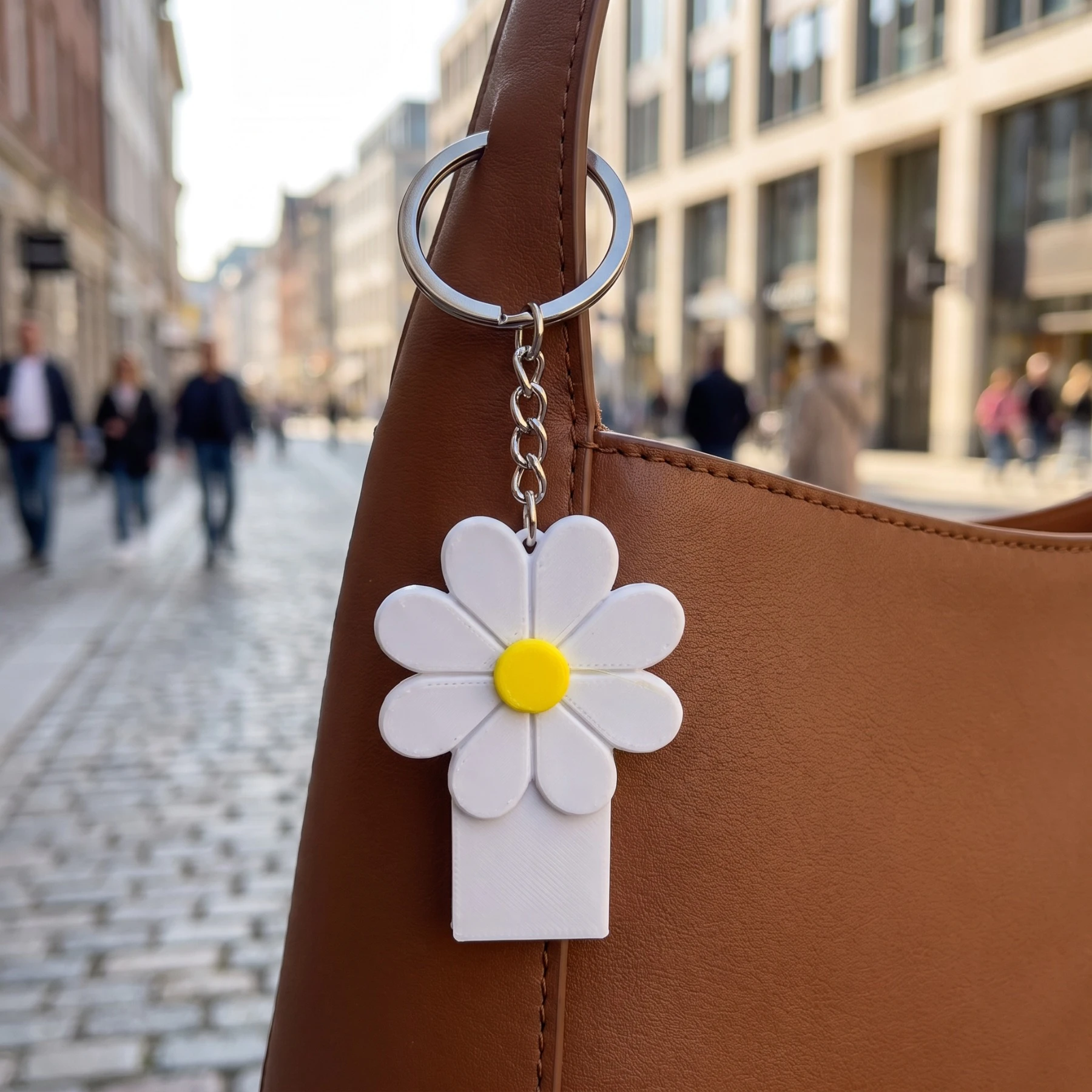 3D Printed Daisy Can Opener Portable Keychain Soda Pop Top Opener Cat Food Can Opening Tool