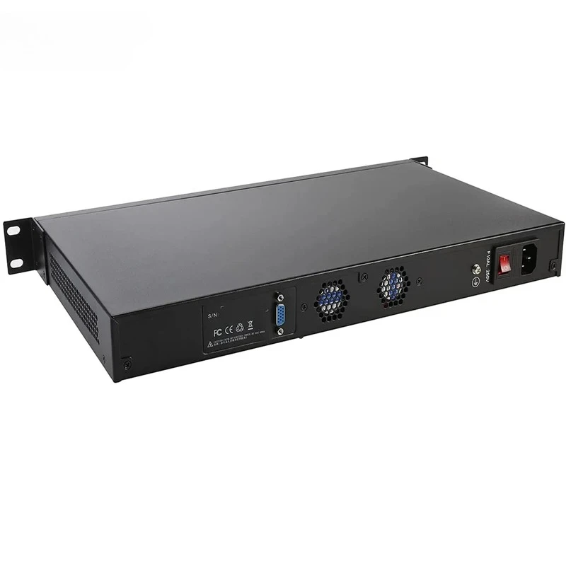 ไฟร์วอลล์ Partaker pfSense 1U ใช้ Intel Celeron N5105 พร้อมเราเตอร์ 6 พอร์ต Intel i226-V 2.5G LAN รองรับ 2xDDR4 มินิพีซี 2xUSB VGA COM รองรับ OPNsense และ ESXi