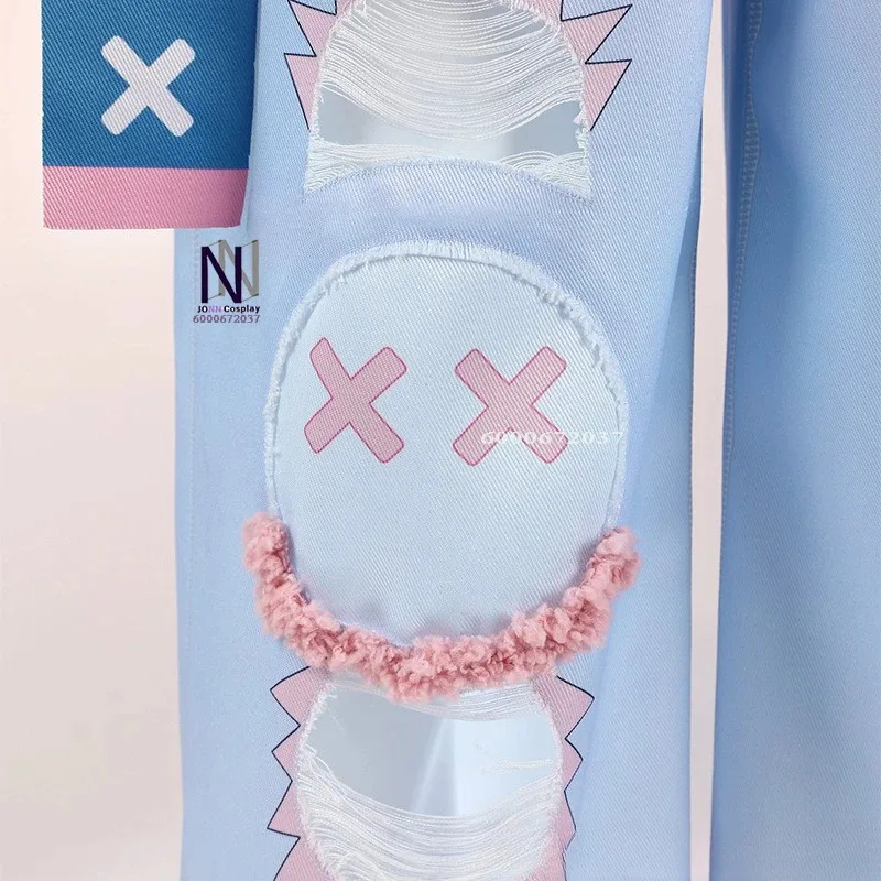 Game Nu:Carnival Blade Cosplay Costume New Anime High Quality Role Play Pink Coat Pants Hat Full Set for Men Comic Con Party